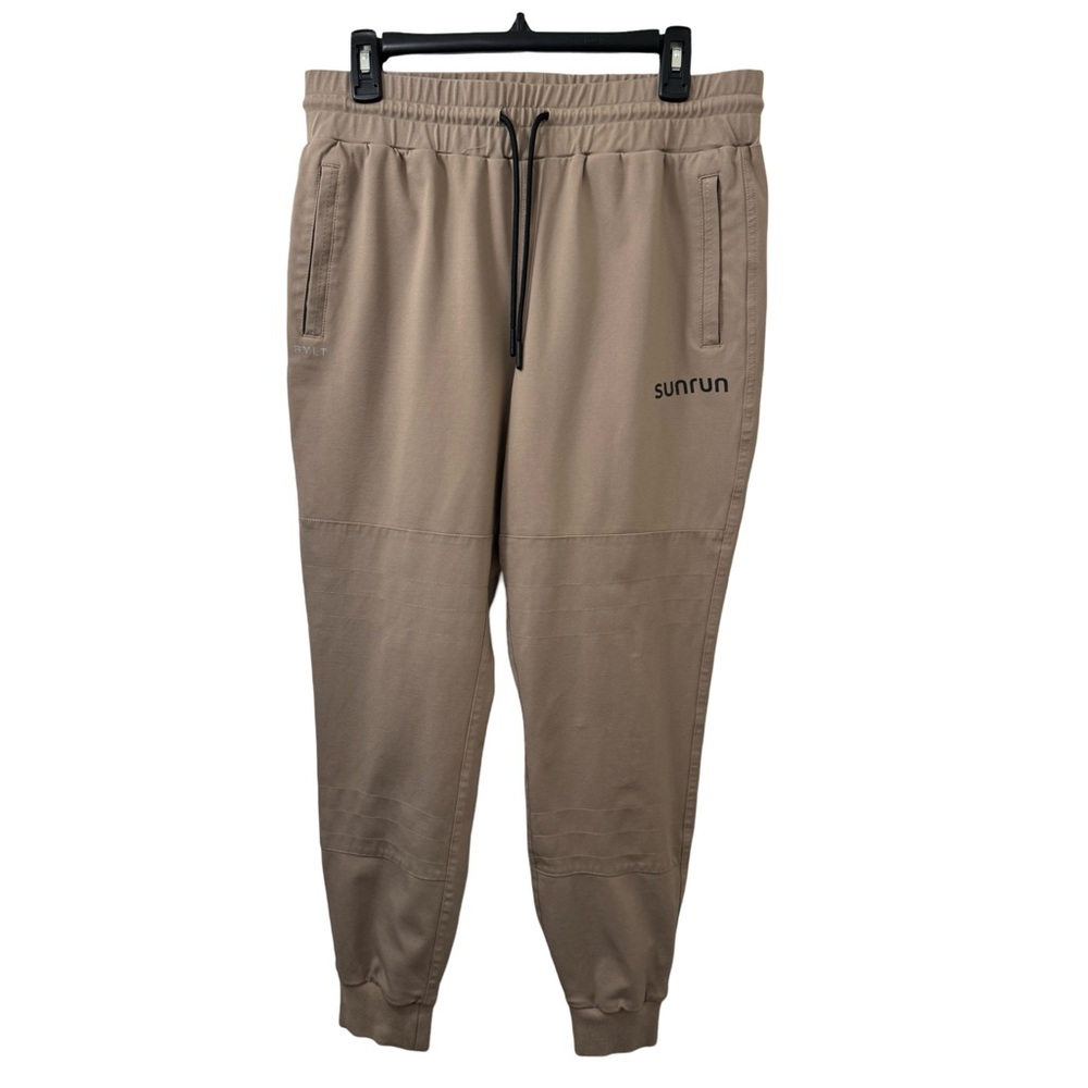 BYLT Women's Elite+ Joggers Pants in Sand Brown Woman’s Large